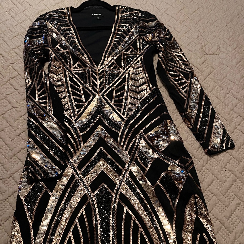 Beautiful express sequin mini dress